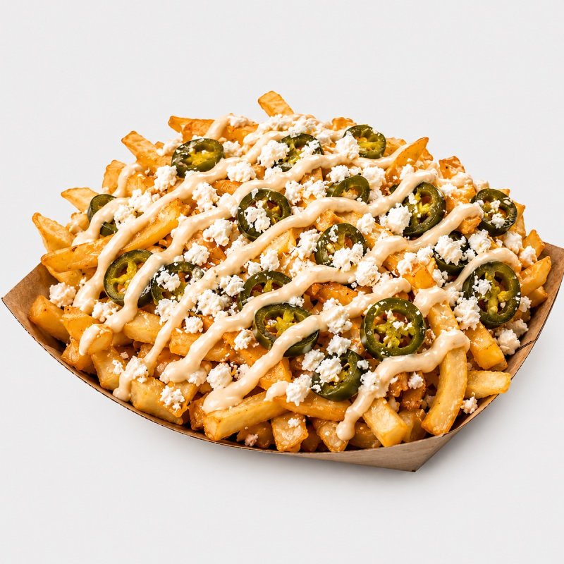 Loaded fries jalapeňo & cheese
